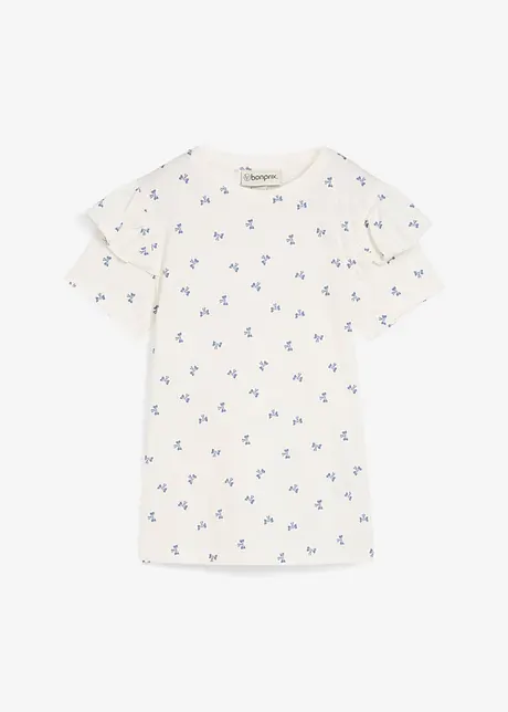T-shirt van elastische organische katoenmix, bonprix