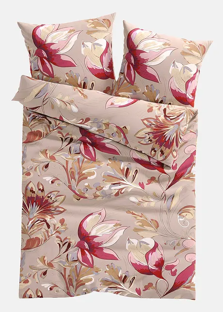 Dekbedovertrek met bloemenprint, bonprix