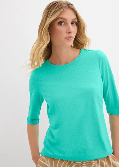 T-shirt van puur katoen (set van 2), bonprix