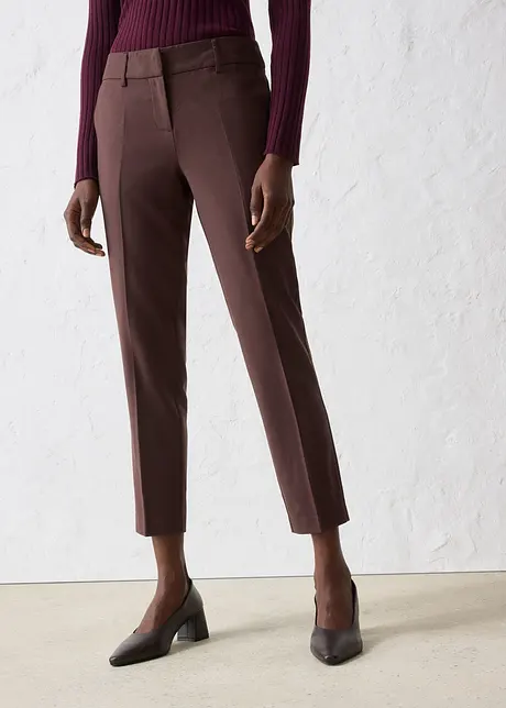 Smalle broek met wol, bonprix