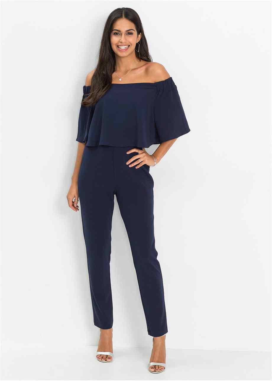 Jumpsuit donkerblauw BODYFLIRT bonprix.nl