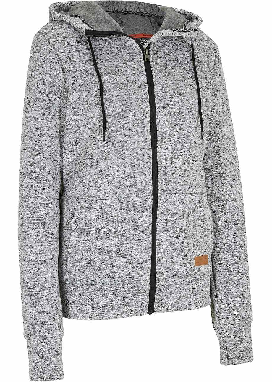 Sportief Fleece Vest Met Duimgaten Zwart Gem Leerd