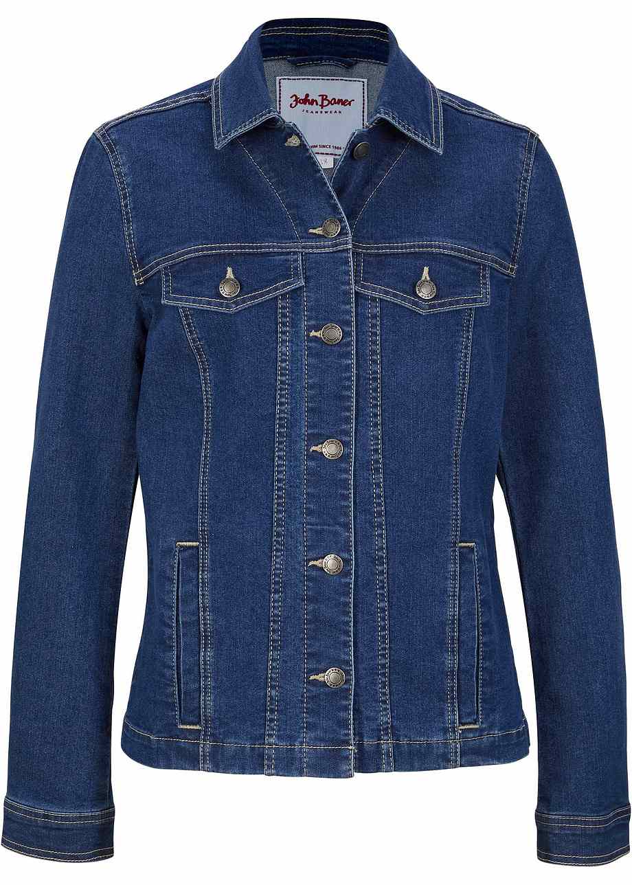 Trendy Spijkerjas Met Zakken - Blauw Denim