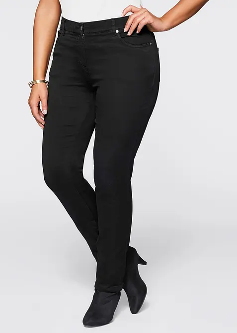 Slim fit jeans mid waist, super stretch, bonprix
