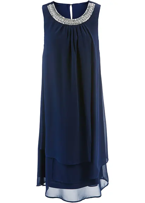 Chiffon Jurk met applicatie, bonprix