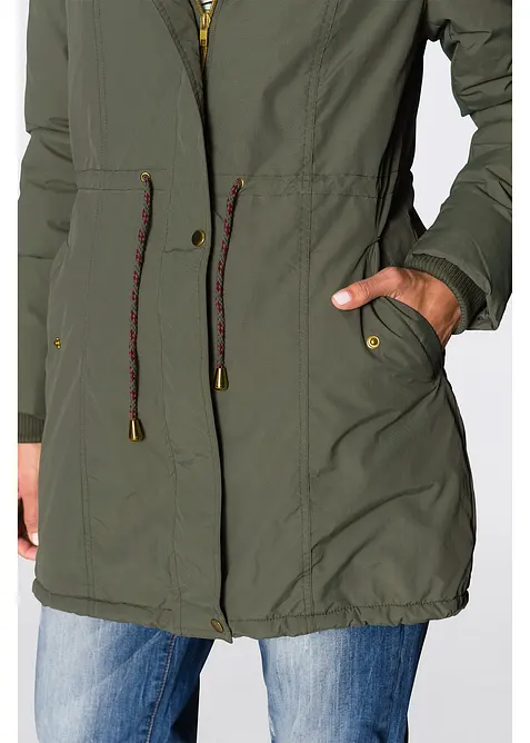 Parka met teddy fleece, bonprix