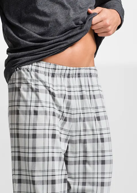 Pyjama met biologisch katoen en lange mouwen, bonprix