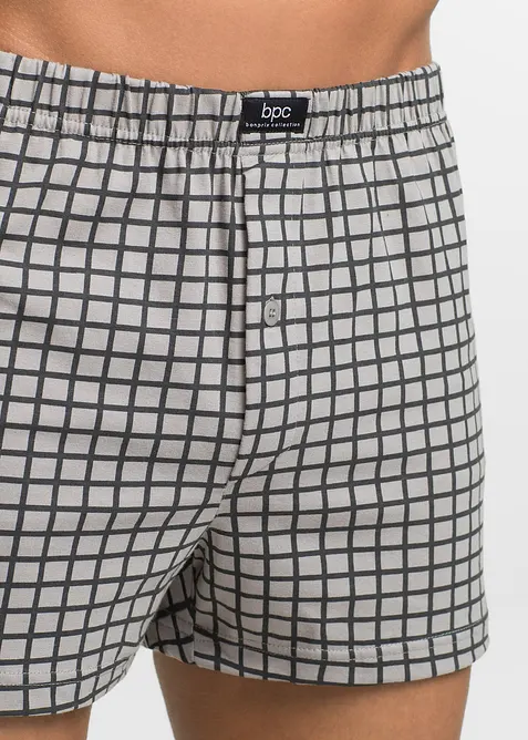Wijde jersey boxershort van katoen (set van 3), bonprix