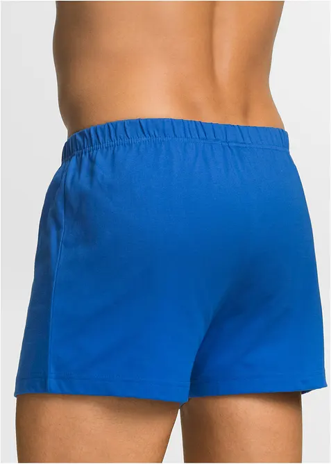 Wijde jersey boxershorts met katoen (set van 3), bonprix