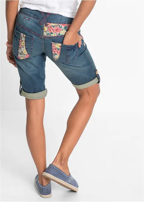 Jeans bermuda, mid waist, bonprix