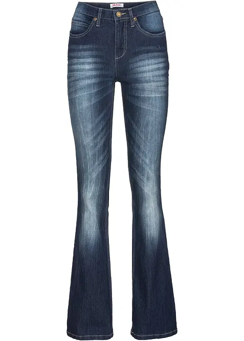 Bootcut comfort stretch jeans, high waist, bonprix