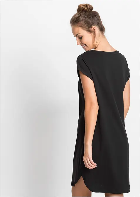 Kort nachthemd van biologisch katoen, bonprix