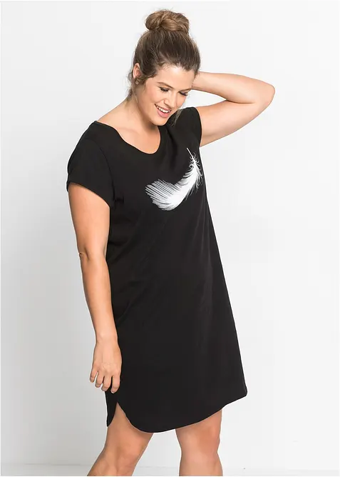 Kort nachthemd van biologisch katoen, bonprix