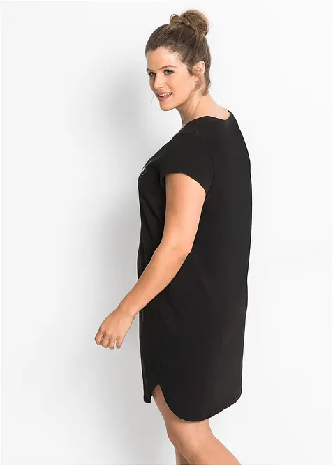 Kort nachthemd van biologisch katoen, bonprix