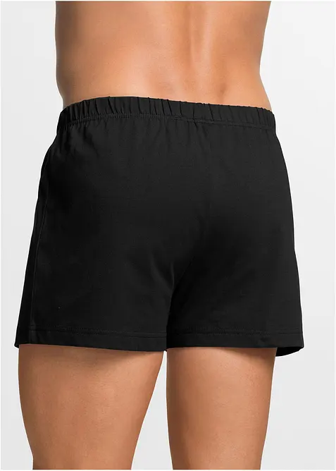 Wijde jersey boxershorts met katoen (set van 3), bonprix