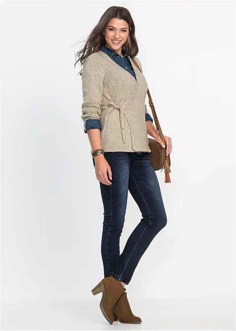 Corrigerende slim fit ultra soft jeans, high waist, bonprix