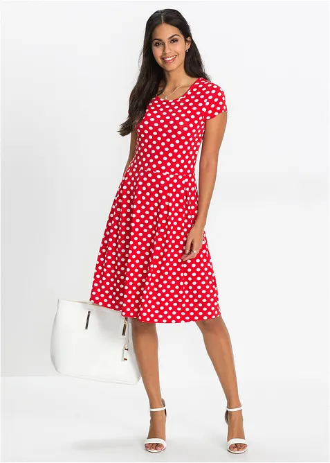 Jersey jurk in een viscosemix, bonprix