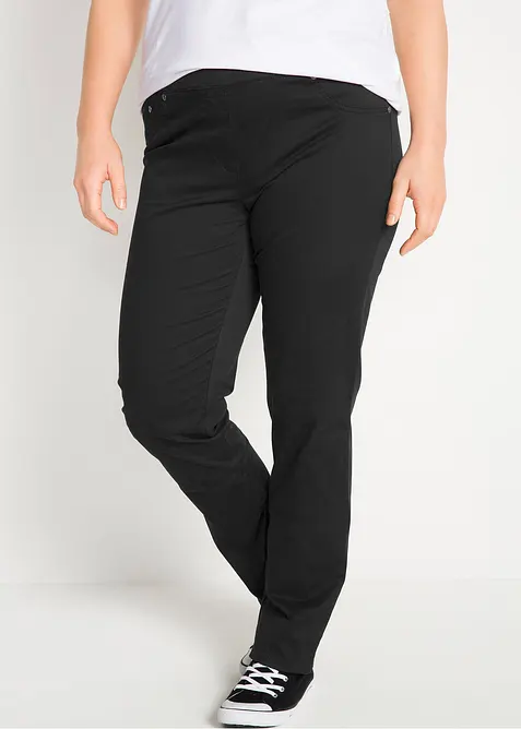Twill broek van elastisch katoen, bonprix