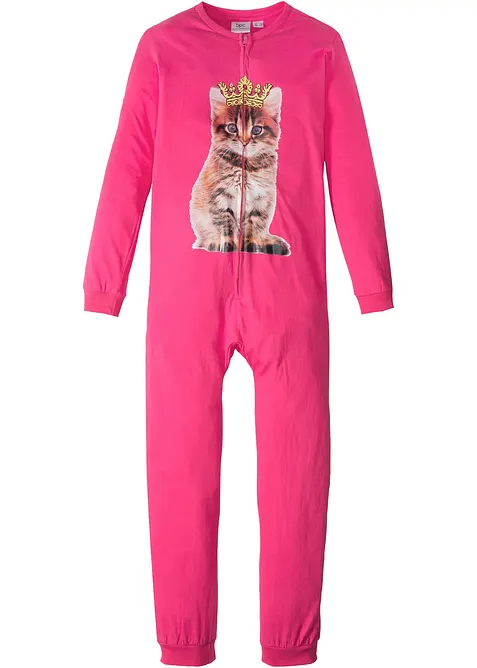 Pyjama onesie van biologisch katoen, bonprix