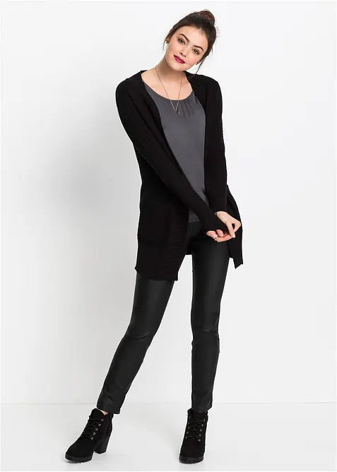 Oversized shirt in een viscosemix, bonprix