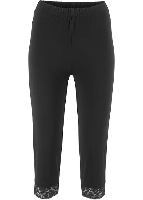 Capri legging met kant, bonprix