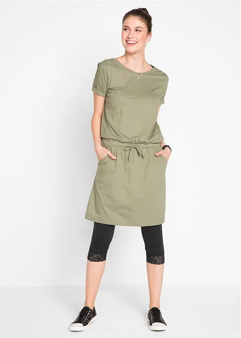 Capri legging met kant, bonprix