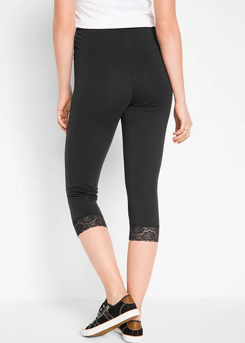 Capri legging met kant, bonprix