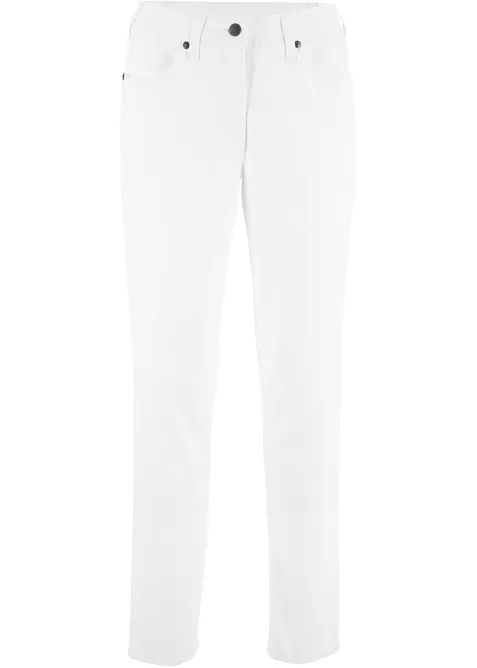 Twill broek met comfortband, straight, bonprix
