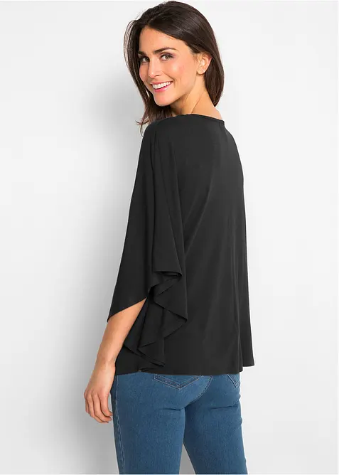 Shirt van viscose met vleermuismouwen, bonprix