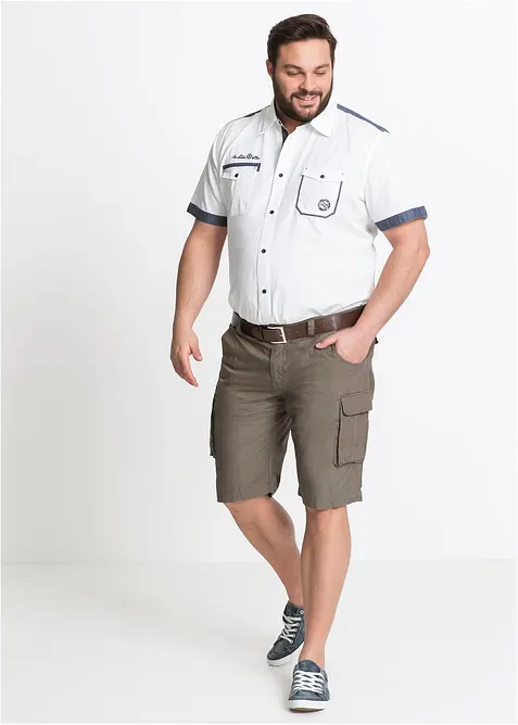 Cargo bermuda van puur katoen, relaxed fit, bonprix