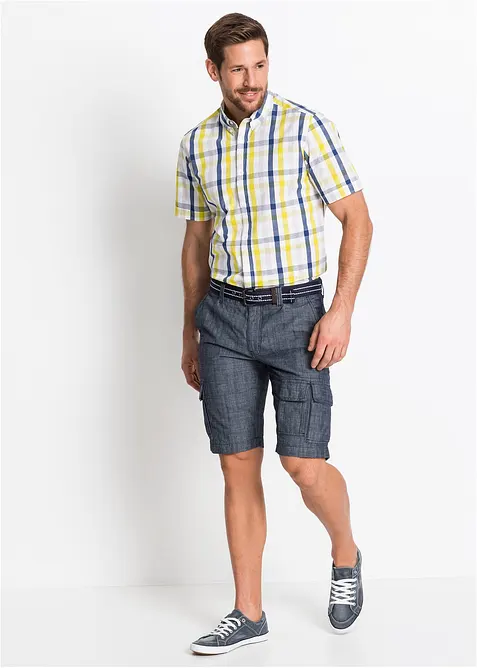 Cargo bermuda van katoen, loose fit, bonprix