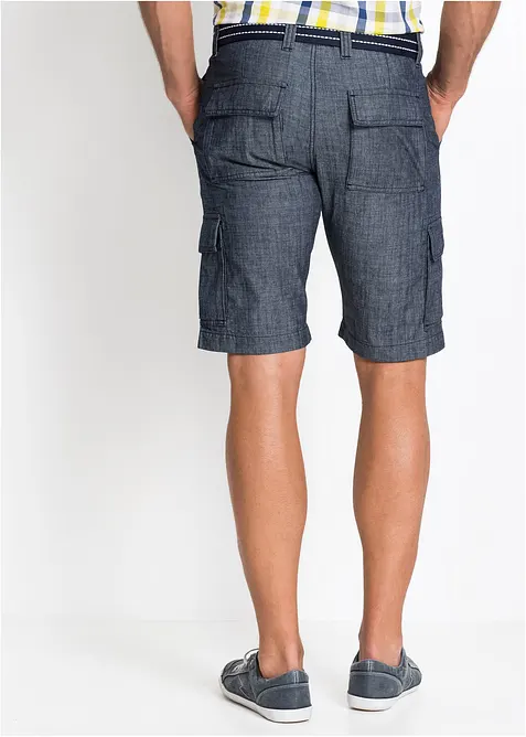 Cargo bermuda van katoen, loose fit, bonprix