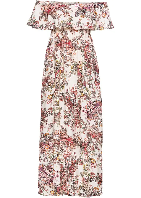 Carmen jurk van soepele viscose, bonprix