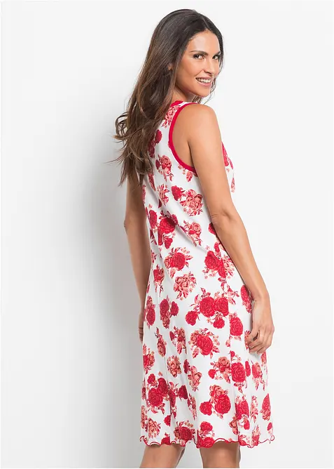 Kort nachthemd in een zachte viscosemix, bonprix