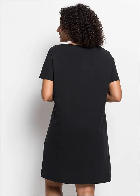 Kort nachthemd van biologisch katoen, bonprix