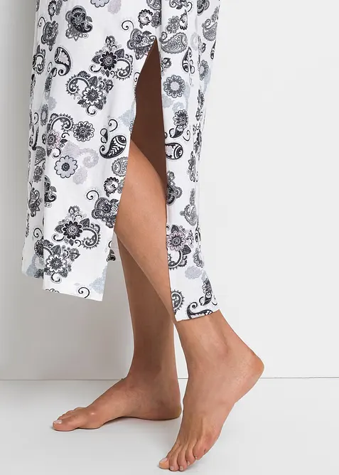 Lang nachtjapon van puur biologisch katoen, bonprix