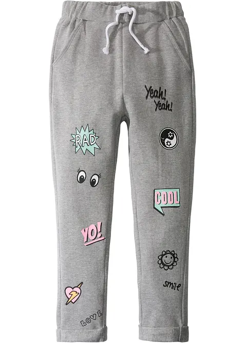 Casual sweatpants met comic print, bonprix