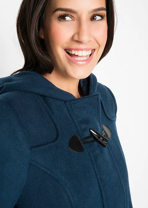 Duffelcoat in wollook, bonprix