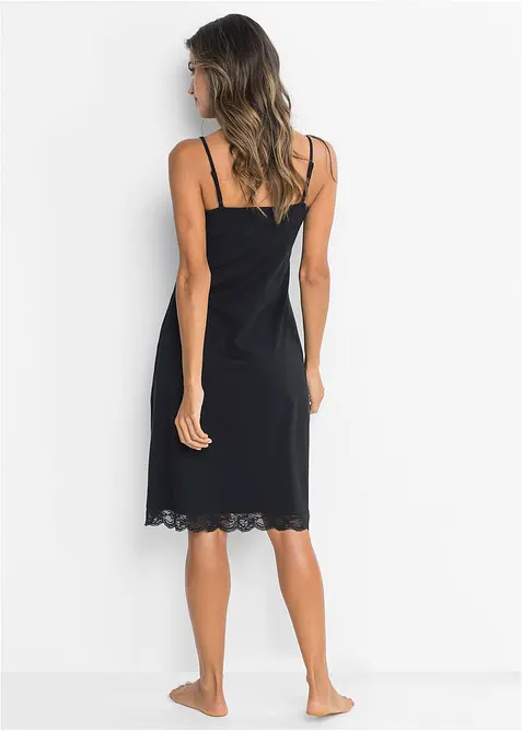 Kort nachthemd met fijn kant, bonprix