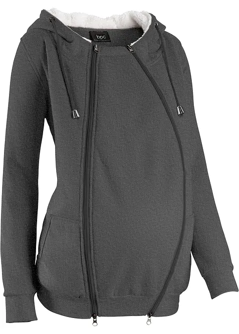 Zwangerschaps sweatvest / draagvest met zachte binnenkant, bonprix