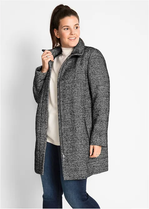 Coat in wollen look, bonprix