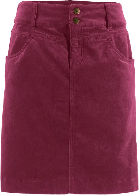 Stretch corduroy rok, bonprix