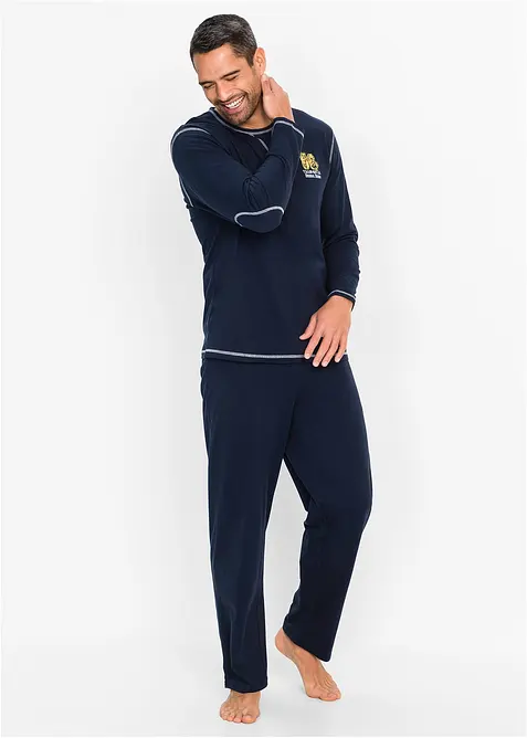 Pyjama met lange mouwen van katoen., bonprix