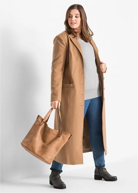 Fijngebreide trui met V-hals, bonprix