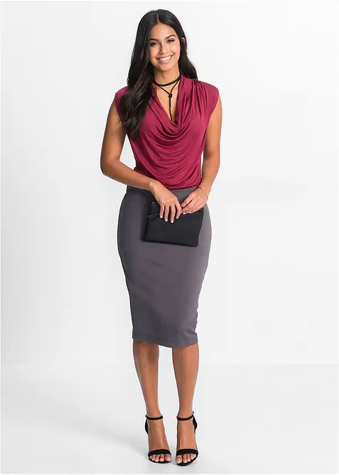 Shirt van viscose-mix, bonprix