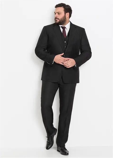 Pak met gilet en stropdas, regular fit (4-dlg. set), bonprix