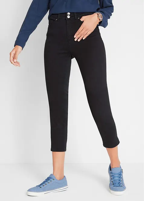 Slim fit jeans met comfortband, mid waist, bonprix