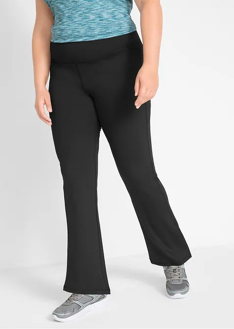 Corrigerende sportlegging met zak, flared, bonprix