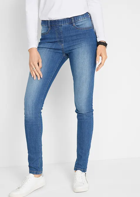Jegging mid waist met comfortband, bonprix