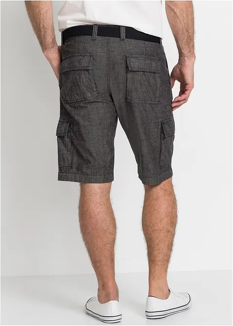 Cargo bermuda van katoen, loose fit, bonprix